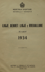 Ligje-dhe-Dekrete-1934