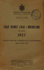 Ligje-dhe-dekrete-1927